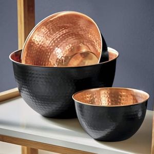 Cuenco para servir frutas pulido de cobre y aluminio recién llegado para el hogar y el hotel, frutas de mesa y uso para servir ensaladas - Product Image 2