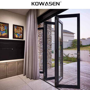 <span class=keywords><strong>Porte</strong></span> <span class=keywords><strong>pliante</strong></span> <span class=keywords><strong>horizontale</strong></span> moderne en verre avec cadre en alliage d'aluminium pour usage extérieur en <span class=keywords><strong>garage</strong></span> - Product Image 5
