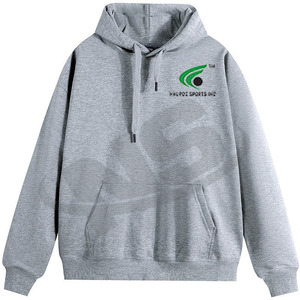 Sudadera con capucha básica de calidad superior para hombre, Jersey extragrande de mezcla de algodón, Sudadera con capucha y logotipo personalizado de peso pesado, ropa de calle al por mayor - Product Image 1