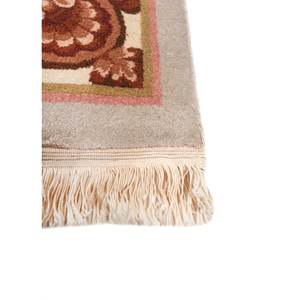 Alfombras de Lana Anudadas a Mano en Rojo y Naranja Pechino, Diseños Florales y Abstractos en 3D, Alfombras Rectangulares de Viscosa para Pasillos y Habitaciones-Pae-6049 - Product Image 4