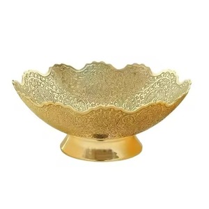 Ensemble de 2 bols à fruits secs et noix en laiton en forme d'amande, cadeaux de mariage, avec couvercle, en laiton, pour la table à manger, objet décoratif - Product Image 5