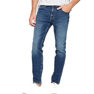 ผู้ผลิต OEM รับผลิตกางเกงยีนส์เดนิมแฟชั่นผู้ชายทรงตรงแบบใหม่ ยืดหยุ่นสูง ระบายอากาศได้ดี ผ้าฝ้าย 100% คุณภาพดี - Product Image 5