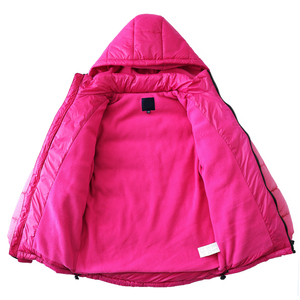 Custom Logo Long Sleeve Winter Reversible Keep Warm <b>Fleece</b> Men's <b>Jacket</b> Full Zip Puffer <b>Jacket</b> - Product Image 2