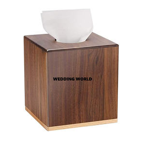 Caja de pañuelos de madera con forma de rectángulo de lujo, clásica, elegante, hecha a mano, más vendida, utensilios de cocina, mesa, nueva caja de pañuelos de madera al por mayor - Product Image 2