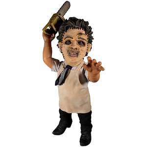 ชุดฟิกเกอร์แอคชั่นพลาสติกขนาดใหญ่พิเศษ เลเธอร์เฟซ จากภาพยนตร์เรื่อง Texas Chainsaw Massacre 15 นิ้ว พร้อมเสียงพูด ของสะสมอนิเมะ ตัวละคร สัตว์ - Product Image 1