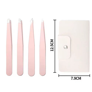 Pince à épiler en acier inoxydable de qualité salon, pointue, légère, écologique, pour une épilation propre et précise, personnalisée - Product Image 4