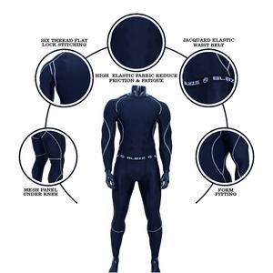 Conjunto de Compresión para Hombre, Ropa Deportiva Elástica de Secado Rápido, a Prueba de Sudor, Ajustada, para Correr - Product Image 4