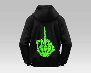 Sweat à capuche surdimensionné personnalisé de haute qualité imprimé directement en usine à carreaux lavés style de rue hip-hop tissage tricoté du Viet Nam - Product Image 3