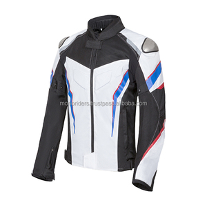 แจ็คเก็ตมอเตอร์ไซค์สำหรับผู้ชายรุ่นใหม่คุณภาพสูง ผลิตจากผ้าคอร์ดูร่า ทนทาน ปลอดภัย เหมาะสำหรับการแข่งรถ - Mono Riders - Product Image 4