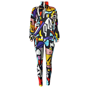 Vêtement de sport pour femmes en gros, veste coupe-vent à manches raglan, tenue de luxe, veste coupe-vent à fermeture éclair, haut court, ensemble pantalon, survêtement - Product Image 4