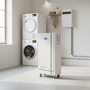 Armoire de stockage d'énergie mobile sur roulettes 48 kWh 51,2 V pour usage résidentiel, batterie LiFePO4, stockage solaire de secours domestique - Product Image 1