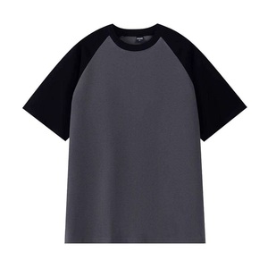 Logo personnalisé imprimé manches raglan t-shirt pour hommes 180 grammes 100% coton O cou à manches courtes haute qualité plaine hommes t-shirt - Product Image 2