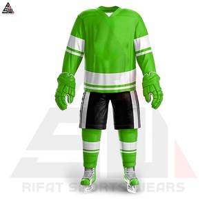 Nouveau Style Formation Hockey Sur Glace Uniforme Équipe Porter Des Vêtements De Sport 100% Polyester Sans Couture À Séchage Rapide Meilleure Vente Ensembles - Product Image 6