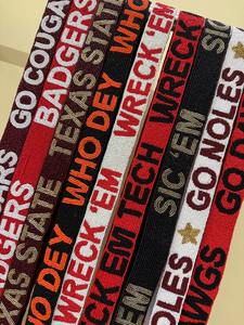 Red Beaded <b>Game</b> Day Purse Strap Long Alloy and Zinc Shoulder Strap With Fabric Polyester Zinc Alloy Clip Gift Bag Strap - Product Image 6