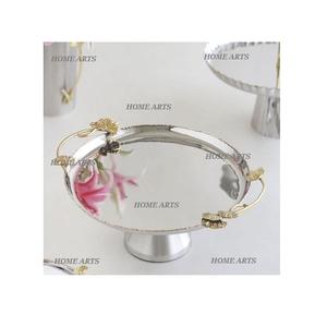 Juego de 2 Soportes para Tartas de Aluminio de la Mejor Calidad, Diferentes Tamaños, para Servir Postres y Aperitivos, para Proveedores Mayoristas - Product Image 6