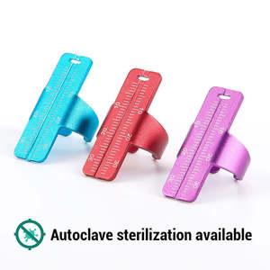 เครื่องมือวัดรากฟันแบบวงแหวน อลูมิเนียมอัลลอยด์ สำหรับงานทันตกรรม  สีสันสดใส ใช้งานด้วยมือ  ความแม่นยำสูง - Product Image 6