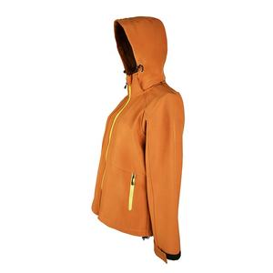 Alta calidad poliéster amarillo Sudadera con capucha impermeable suave Shell mujeres chaquetas al aire libre 2025 - Product Image 3
