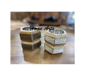Juego De 6 Quemadores De Madera Bakhoor Oud Diseño Fabuloso Quemador De Incienso De Forma Redonda De Fabricación En Home Arts - Product Image 4