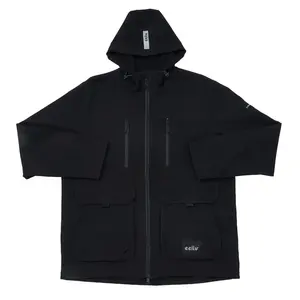 Veste de sport d'extérieur avec poches multiples, fermeture à glissière résistante à l'eau et poignets velcro, impression réfléchissante pour les sports d'aventure - Product Image 3