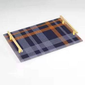 Plateau de service de dernière conception d'autocollant de qualité supérieure pour le dessus de table de restaurant de mariage d'hôtel servant le plateau de Noël pour des articles alimentaires - Product Image 5