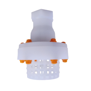 Vanne à clapet manuelle résistante aux acides de 4 pouces, en plastique, type douille de levage, vanne de refoulement sous-marine, bride PP, OEM - Product Image 4