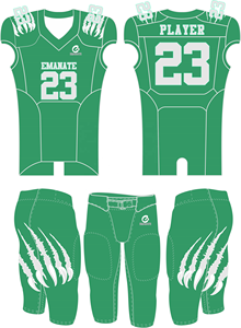 Camiseta de fútbol americano sublimada de uniforme de fútbol juvenil personalizado de último diseño - Product Image 2