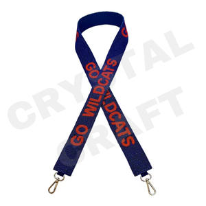 Sangle de sac à main en perles à paillettes étoilées Sangles de sac en perles de rocaille en or blanc personnalisées pour sacs - Product Image 4