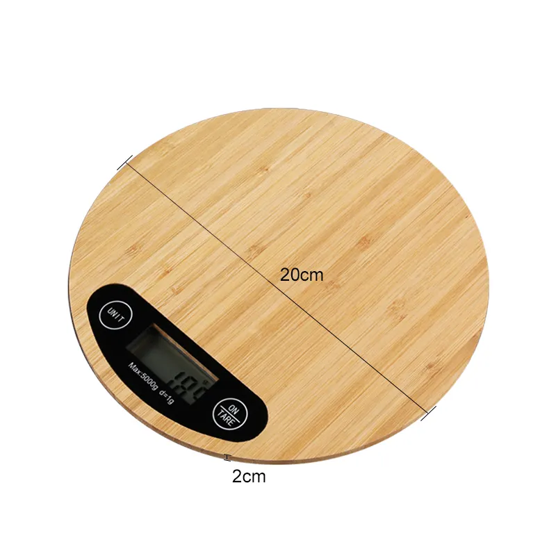 Электронные весы для кухни, Кухонные деревянные весы, максимальный вес 5 кг
