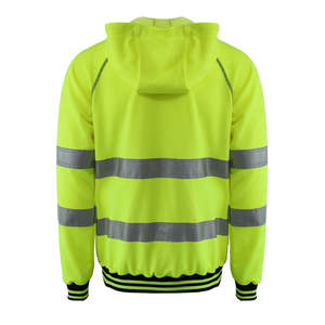 เสื้อฮู้ดสำหรับผู้ชายพิมพ์ลายด้วยซิปและไนลอนสะท้อนแสงและวัสดุโพลีเอสเตอร์ - Product Image 2