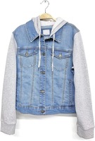 Veste en jean matelassée décontractée pour femmes grandes tailles, de haute qualité, respirante, en coton imprimé, best-seller 2023, vêtements d'hiver pour l'extérieur