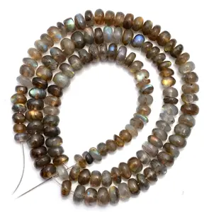 Multi Flash Labradorite Ball Smooth Round So beautiful Natural Blue Flash Bead Full Strand 16'' 4mm To 7mm Loose Gemstone Beads