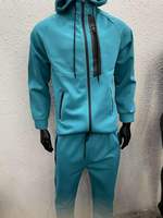 Conjunto Deportivo de Dos Piezas de Forro Polar, Talla Grande, Ecológico, con Estampado Personalizado, Transpirable y Ligero, 100% Algodón, Corte Acampanado, Invierno 2024