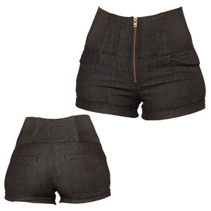 Women High Waist <b>Denim</b> Shorts Vintage Sexy Breathable Ripped Distressed Summer Hot Pants <b>Stretch</b> Casual Streetwear Trendy - Product Image 1