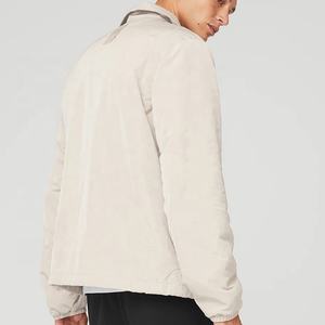 Chaqueta cortavientos personalizable de invierno para hombre, venta al por mayor, servicio OEM, chaquetas calefactables de talla grande para exteriores con bordado liso, estilo informal - Product Image 6