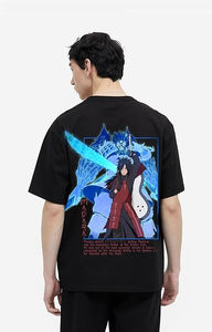 เสื้อยืดผ้าฝ้าย100% 300gsm สำหรับผู้ชายทรงหลวมพิมพ์ลายกราฟิกสำหรับทุกเพศ - Product Image 5