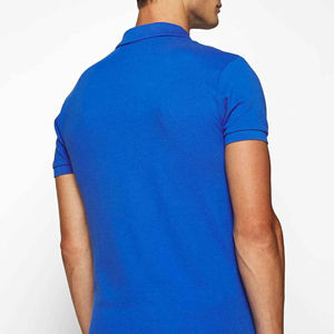 Gran venta de polos de hombre de talla grande con logotipo bordado personalizado hecho en fábrica, Polo de golf para hombre hecho de algodón liso al por mayor - Product Image 5