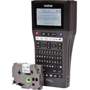 เครื่องพิมพ์ฉลากบราเดอร์ PT-H500 แบบ USB พร้อมขนาดตัวอักษร 9 ขนาด และ 7 บรรทัดการพิมพ์ รวมเทปฉลาก TZe สีดำ-ขาว ขนาด 24 มม. x 4 ม. - Product Image 1