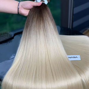 Cheveux humains vietnamiens, teinture chimique, perm autorisé, super double trame, 100g, personnalisable, cheveux Nasa - Product Image 3