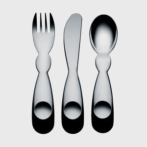 Customize Animal Design Stainless Steel Flatware Silver Wedding New Arrival Portuguese <b>Bamboo</b> Pattern Handle Salad Server <b>Set</b> - Product Image 3