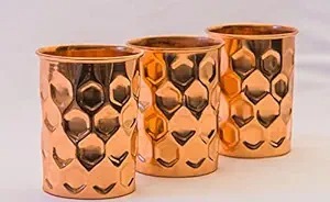 Vasos de cobre decorativos Diy de sublimación en blanco de la mejor calidad, vasos elegantes para bares caseros, juego de vidrio de cobre ecológico - Product Image 2