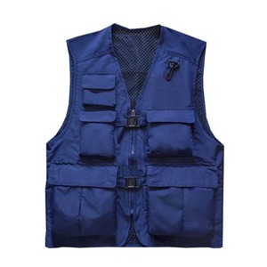 Chaleco DE SEGURIDAD multibolsillos para hombre para actividades al aire libre para escalada, pesca, senderismo, periodista, fotografía, Camping - Product Image 3