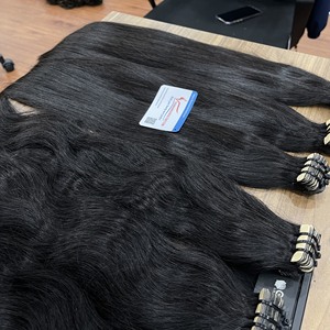 Extensiones de cabello humano virgen Remy vietnamita sin procesar de primera calidad, extensiones de cabello natural con cinta adhesiva. - Product Image 1
