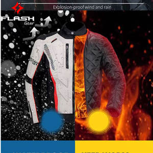 Vêtements de sport d'hiver en cuir de vachette unisexe personnalisables de haute qualité, combinaisons de moto, vestes de course pour moto, service OEM - Product Image 5
