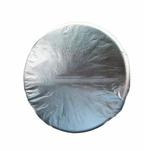 Venta al por mayor, parasol antiescaldado, aislamiento térmico, película de aluminio, cubierta para <span class=keywords><strong>volante</strong></span> de coche, cubierta antipolvo, accesorios interiores - Product Image 1