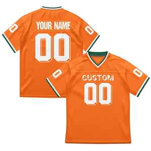 Maillot de sport en polyester respirant sur mesure, taille plus, manches courtes, pour le football américain, le rugby, le streetwear - Product Image 5