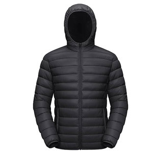 Veste matelassée à capuche de luxe pour homme Remplissage en coton Design épais et chaud pour les vêtements de travail en extérieur et les températures hivernales froides - Product Image 4