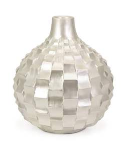 Jarrón Decorativo de Metal, Elegante Centro de Mesa para Arreglos Florales, Estilo Moderno y Artístico para la Sala de Estar - Product Image 1