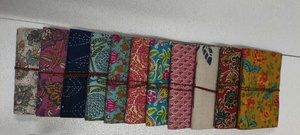 Livres/Journaux Bahi personnalisés, écologiques, recouverts de tissu imprimé en bloc, avec des pages en papier fait main en coton, en tailles 4x6-10 - Product Image 6