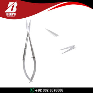 Tijeras Micro Spring con Punta Afilada, Nuevas Tijeras de Acero Inoxidable con Hoja Curva para Cutículas/Piel Muerta Estilo Ruso - Product Image 4