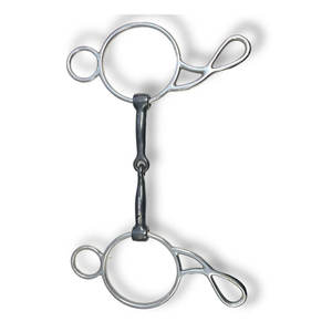 Apto Enterprises AE-12303 Mors Wonder en acier inoxydable de 5 pouces avec embout en fer doux de 5 pouces pour un contrôle équestre et un confort de qualité supérieure - Product Image 4